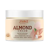 Крем с миндалем, для увлажнения и питания, 100 г, Джива Аюрведа; Cream with almonds, 100 g, Jiva Ayurveda
